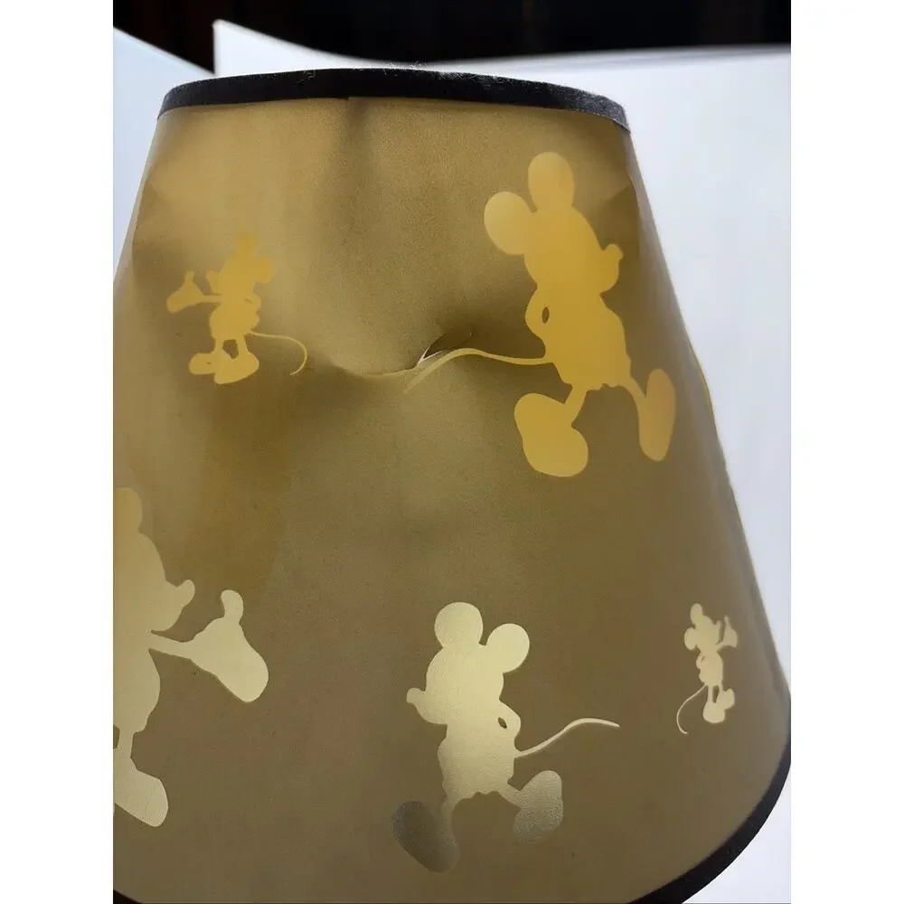 VGT Mickey Mouse Talking Lamp Collectible Disney Animated Damaged Lampshade